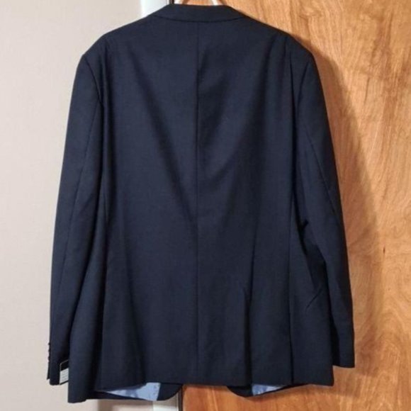 Men Suits Blue Blazer Jacker 48L - Picture 3 of 3